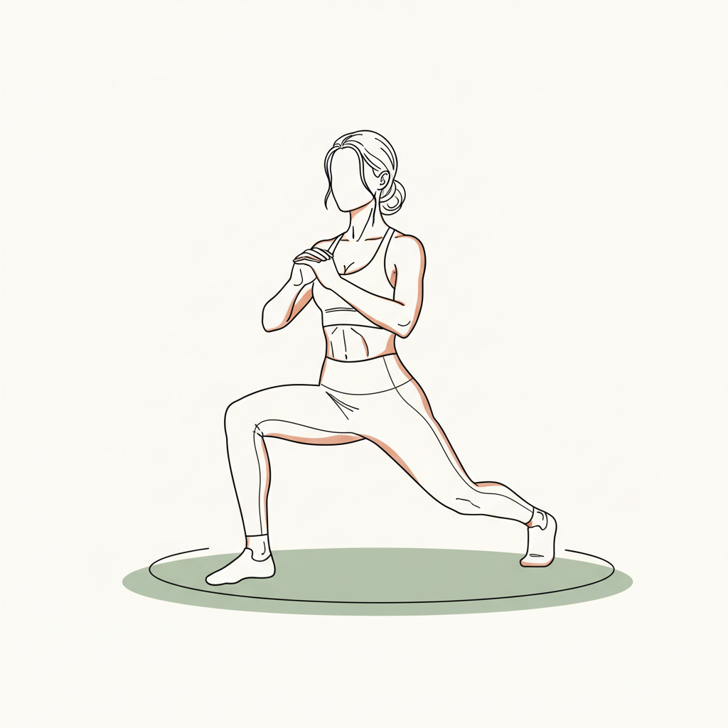Illustration of Alternating Reverse Lunges