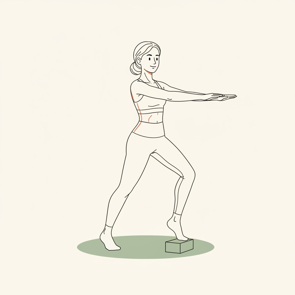 Illustration of Ankle Rocks (standing)