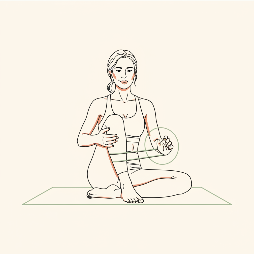 Illustration of Ankle Rotations (seated)