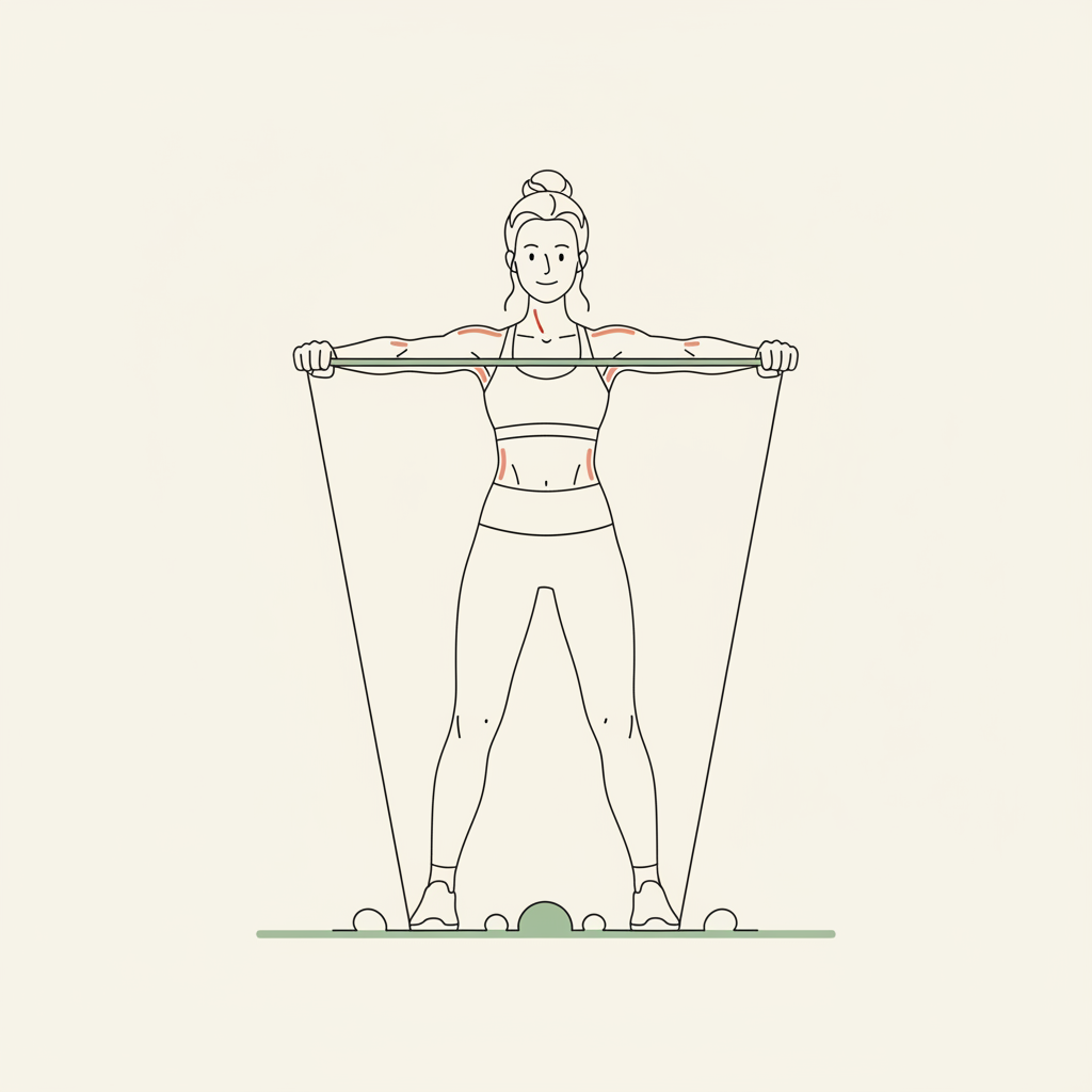 Illustration of Band Pull-Aparts