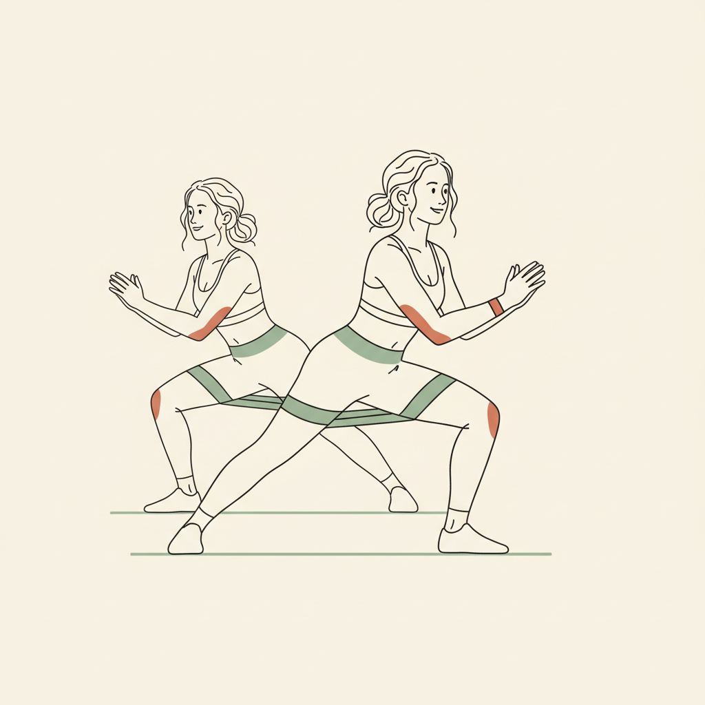 Illustration of Banded Crab Walks (per direction)