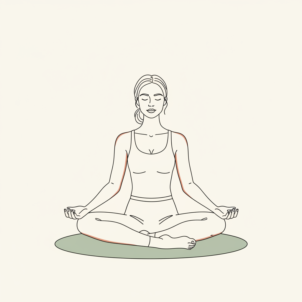 Illustration of Body Scan Meditation