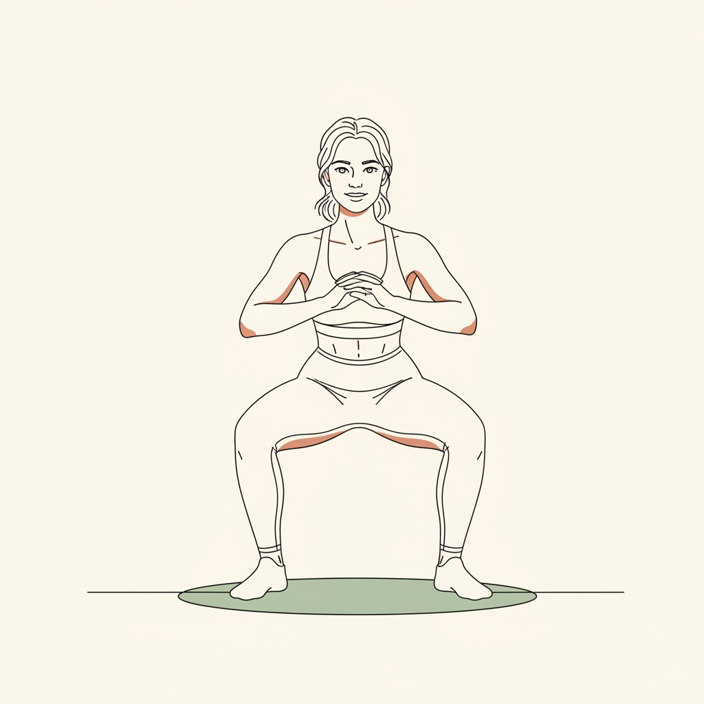 Illustration of Bodyweight Squats