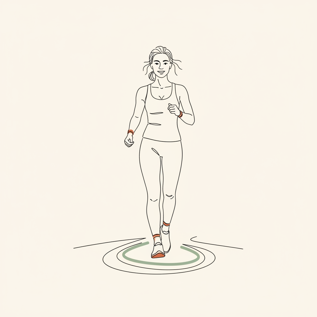 Illustration of Brisk Walk (outdoor or treadmill)