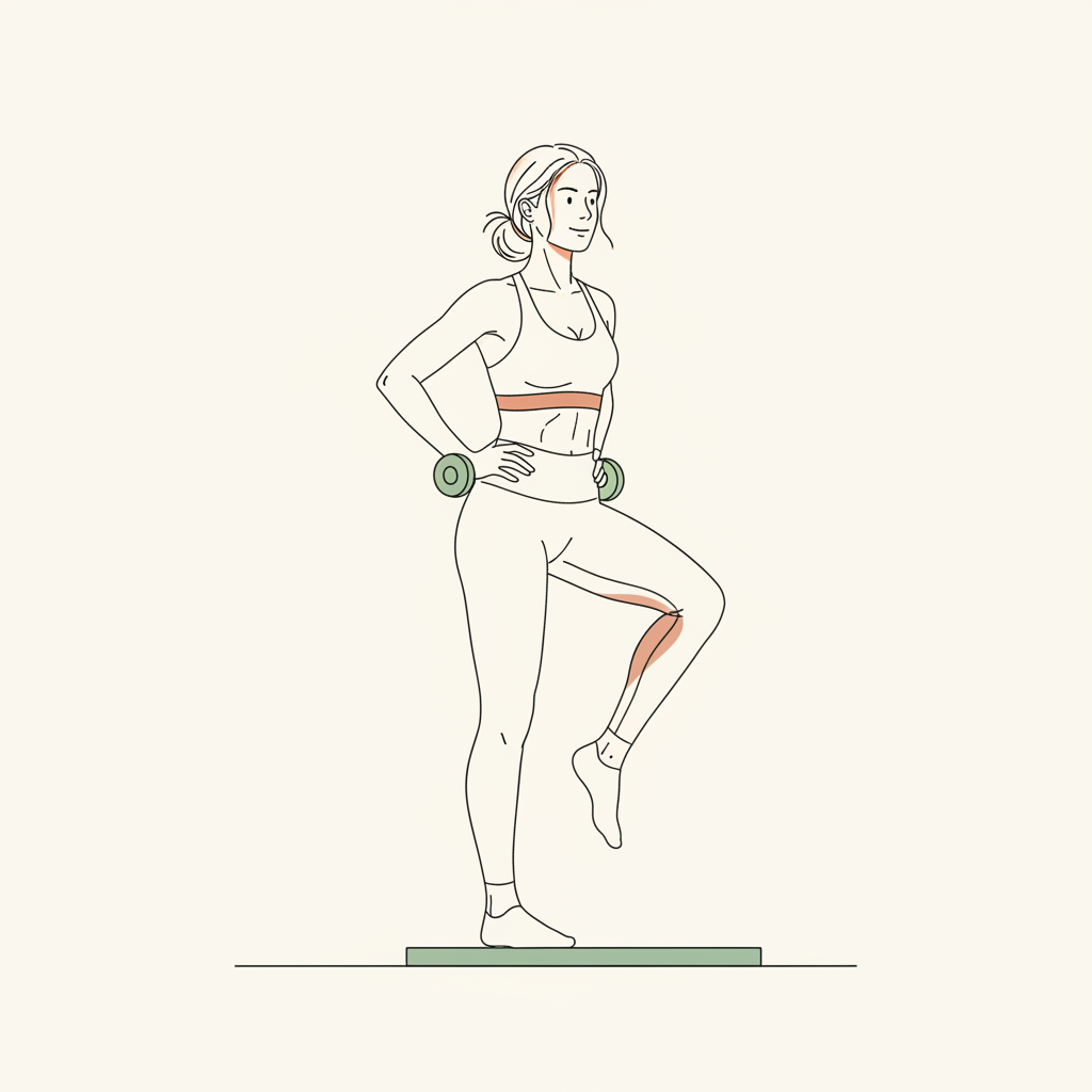 Illustration of Calf Raises (weighted or bodyweight)