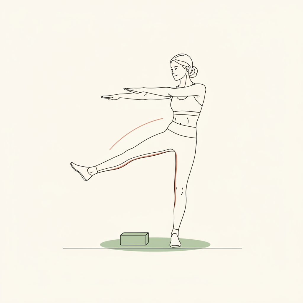 Illustration of Dynamic Leg Swings (front-to-back)
