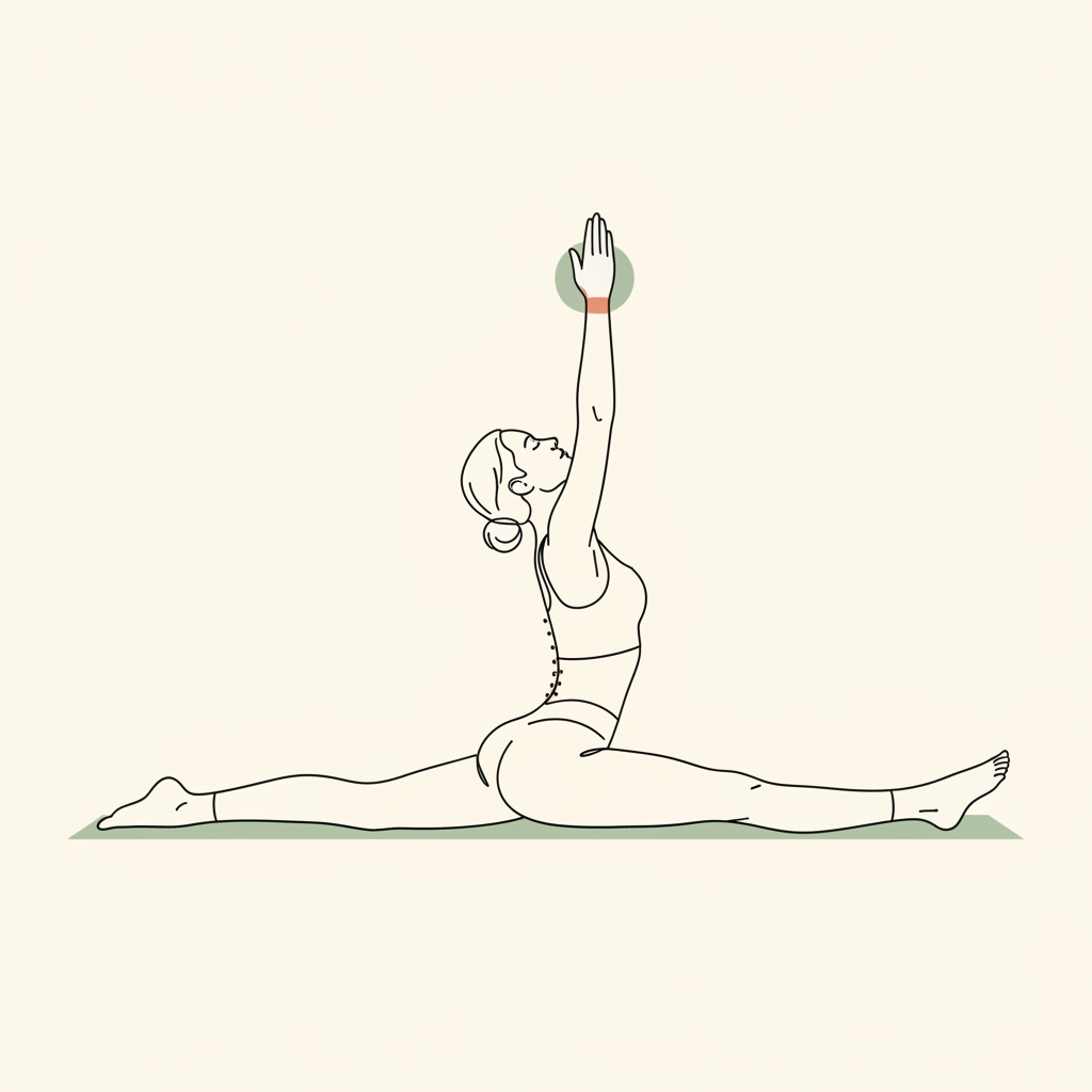 Illustration of Extended Savasana