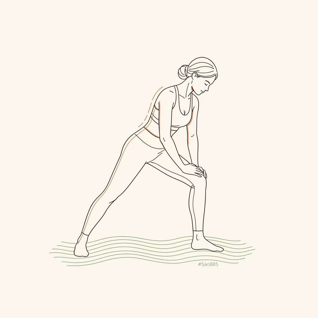 Illustration of Figure-4 Stretch (dynamic)