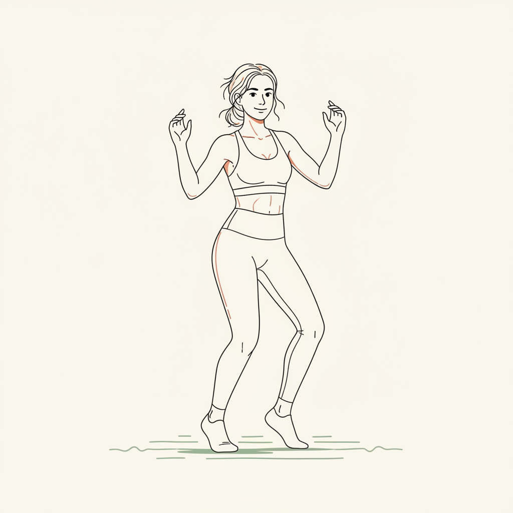 Illustration of Full Body Shake Out