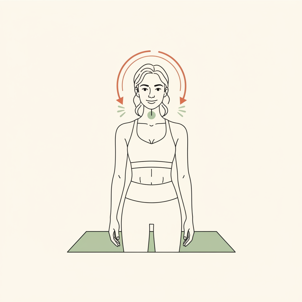 Illustration of Gentle Head Nods & Turns