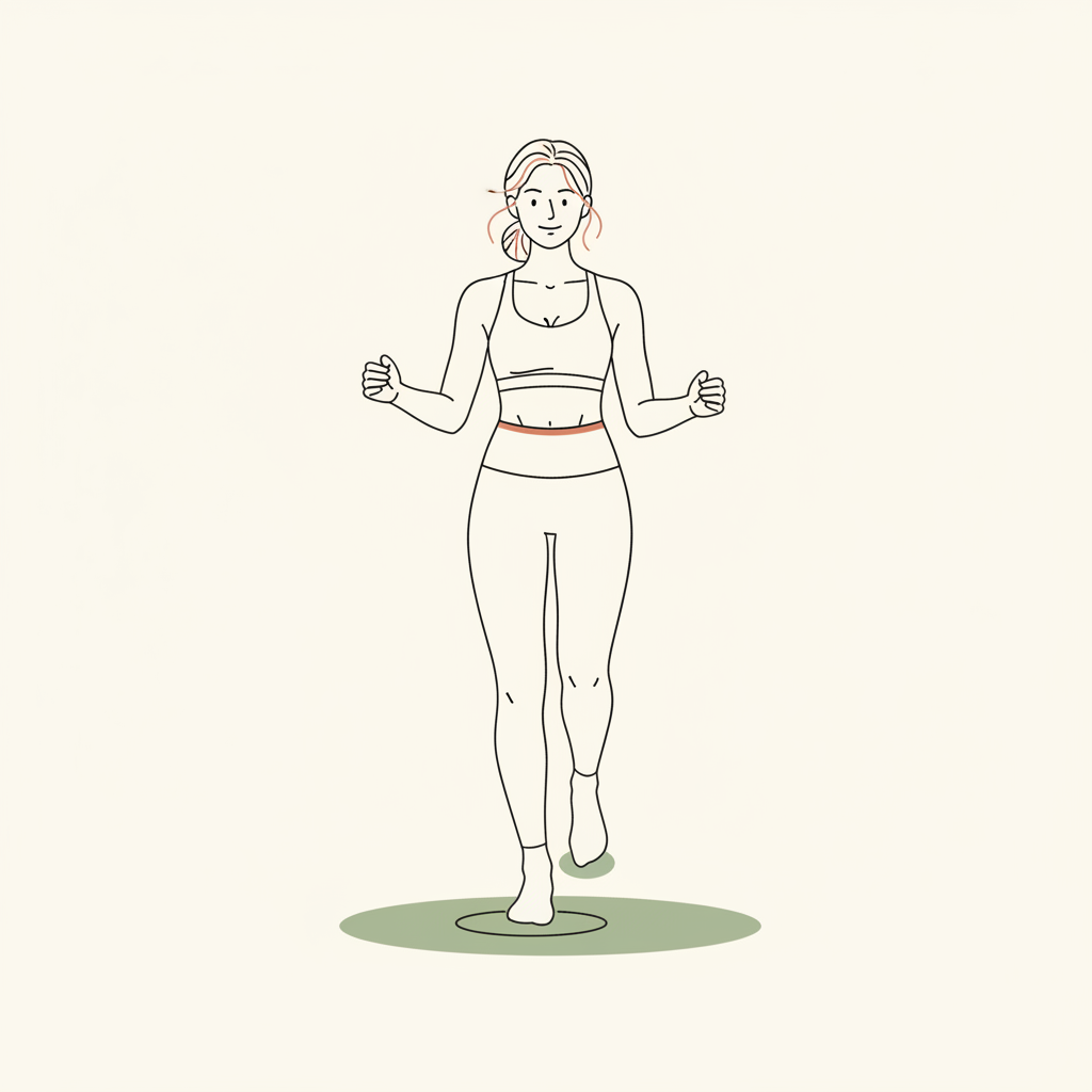 Illustration of Gentle March in Place