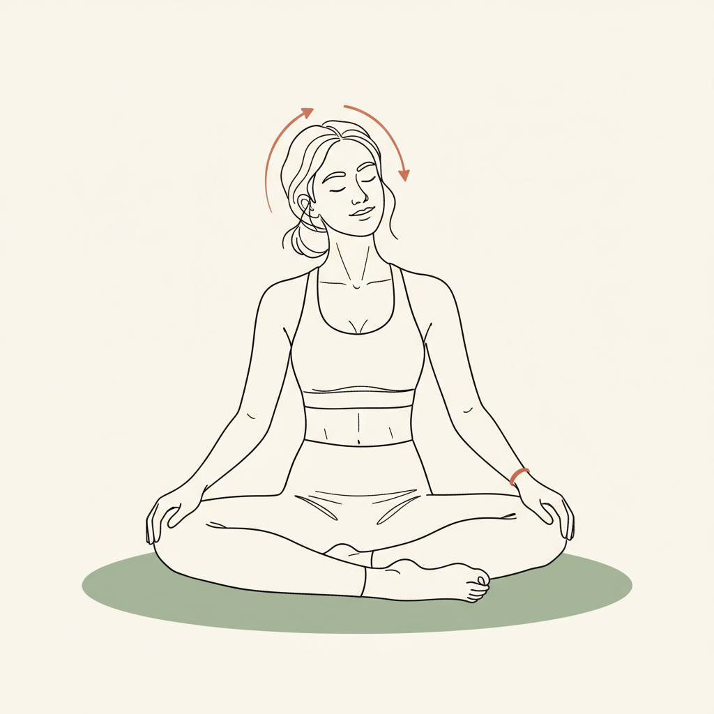 Illustration of Gentle Neck Rolls