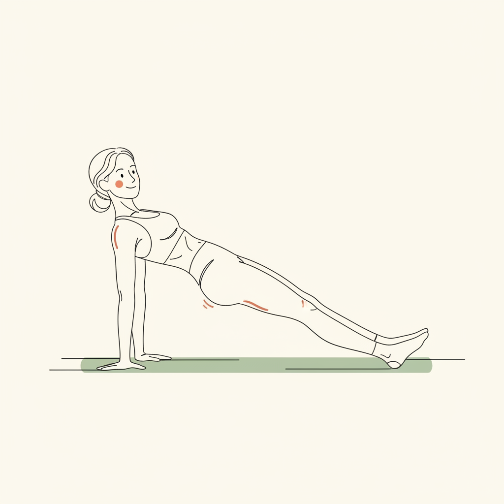 Illustration of Glute Bridge Walk-outs
