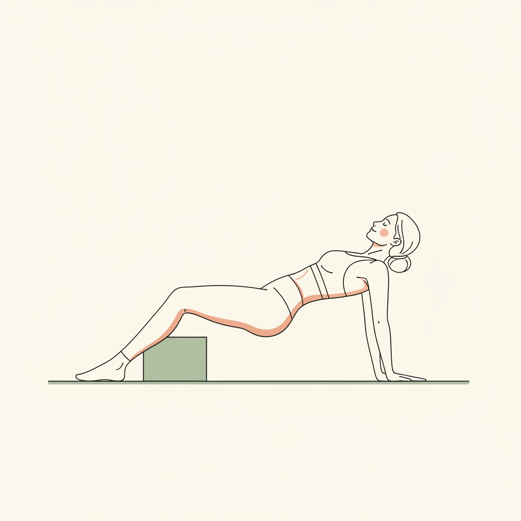 Illustration of Glute Bridges with Hold