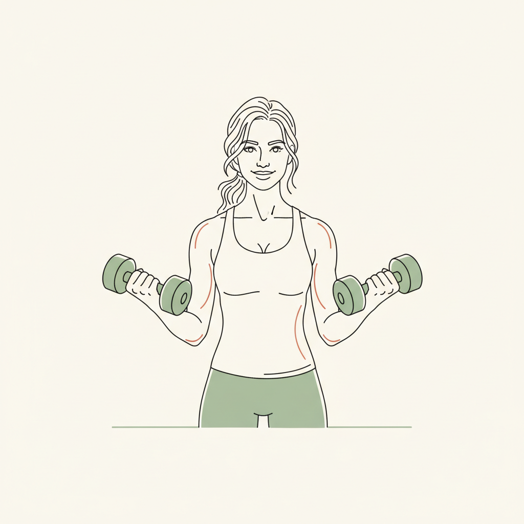 Illustration of Hammer Curls