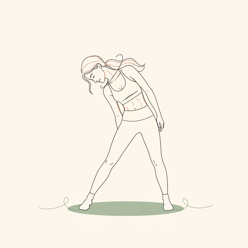 Illustration of Head Nods & Neck Rolls