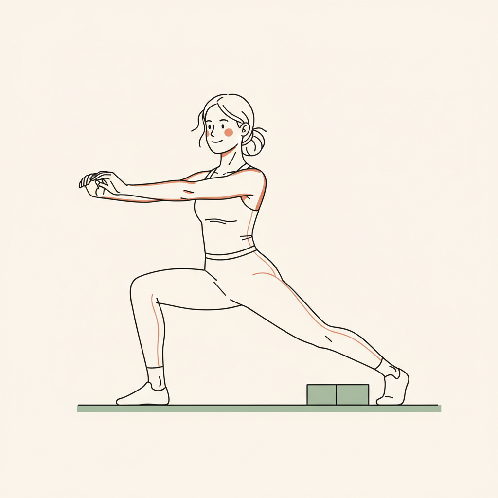 Illustration of Lateral Lunges