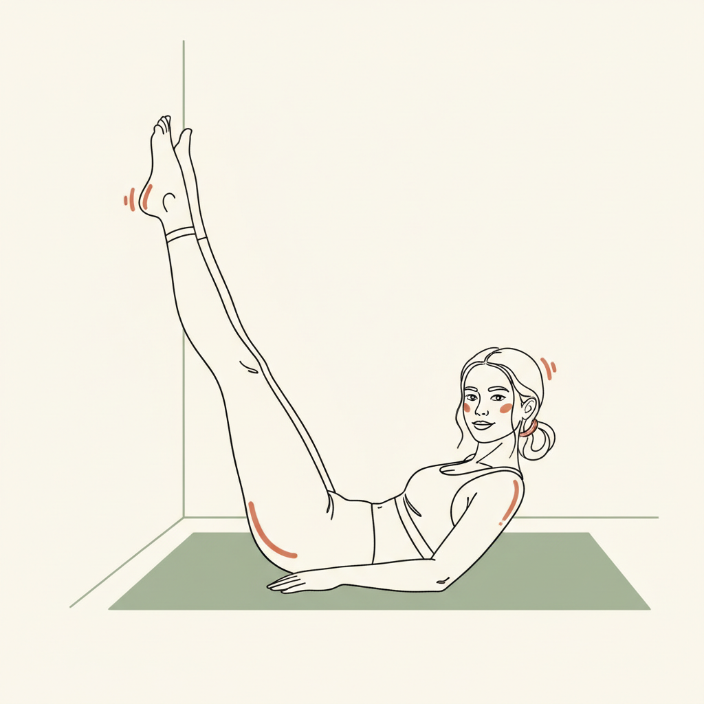 Illustration of Legs Up the Wall