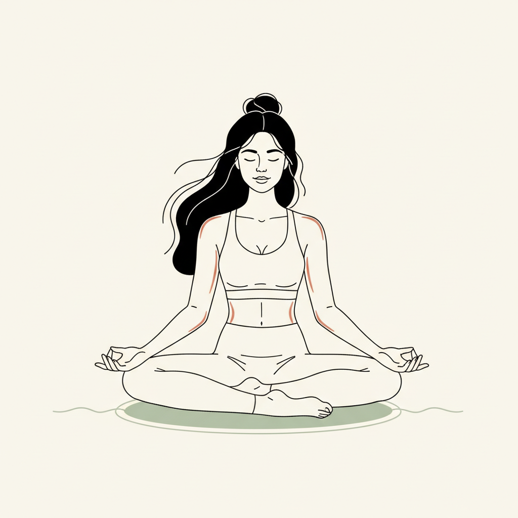 Illustration of Meditation: Body Scan