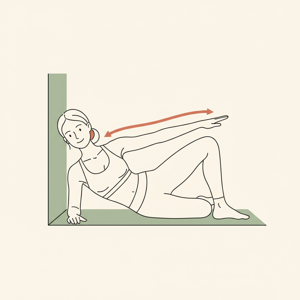 Illustration of Open Book Wall Stretch