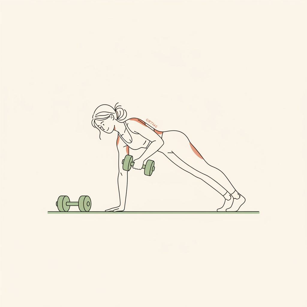 Illustration of Renegade Row (no push-up)