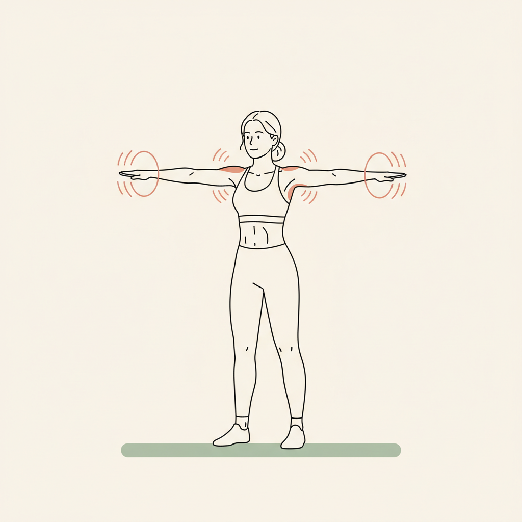 Illustration of Reverse Fly (standing, imaginary weights)