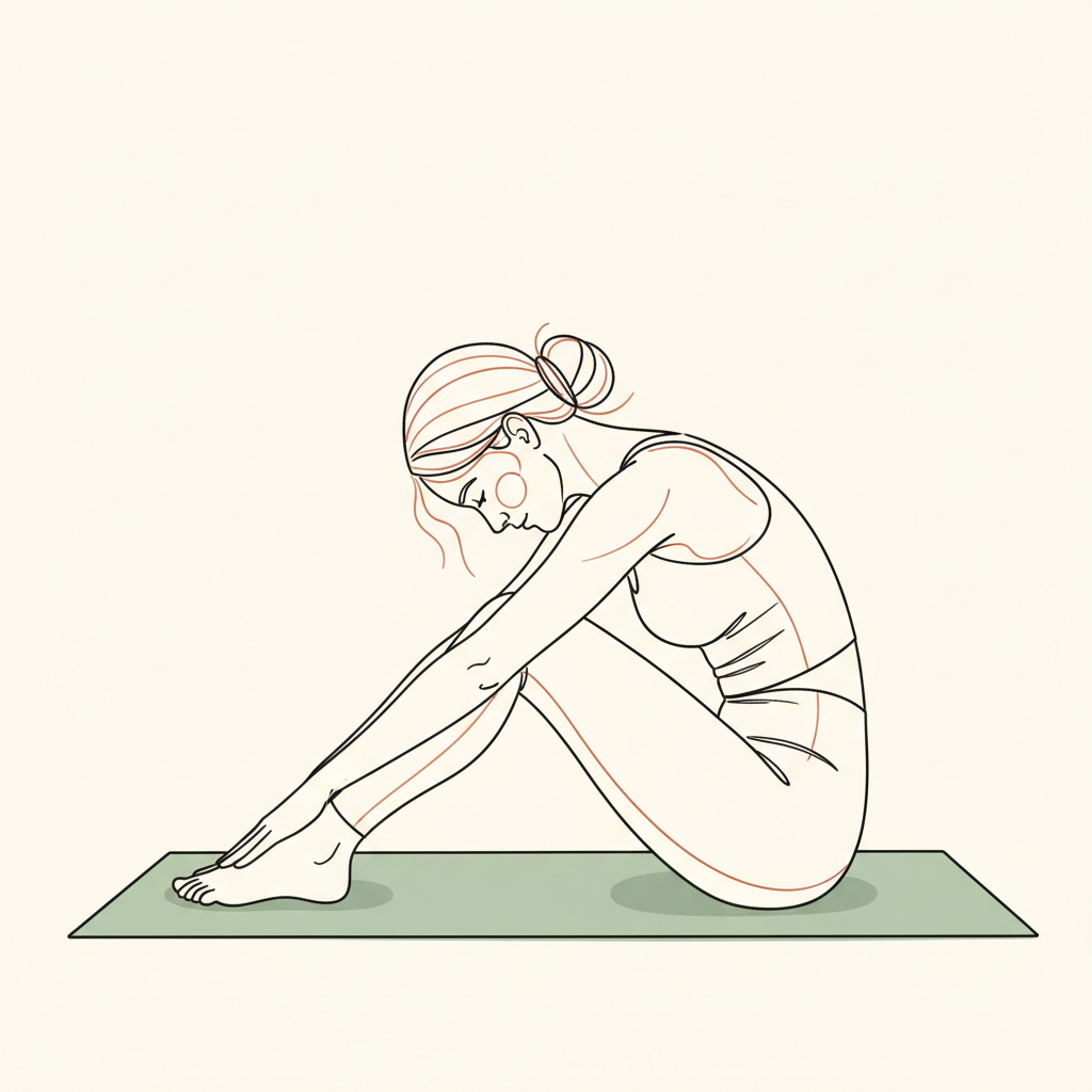 Illustration of Seated Spinal Rolls