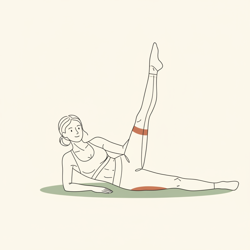 Illustration of Side Leg Lifts