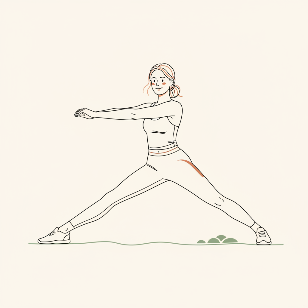 Illustration of Side Lunges