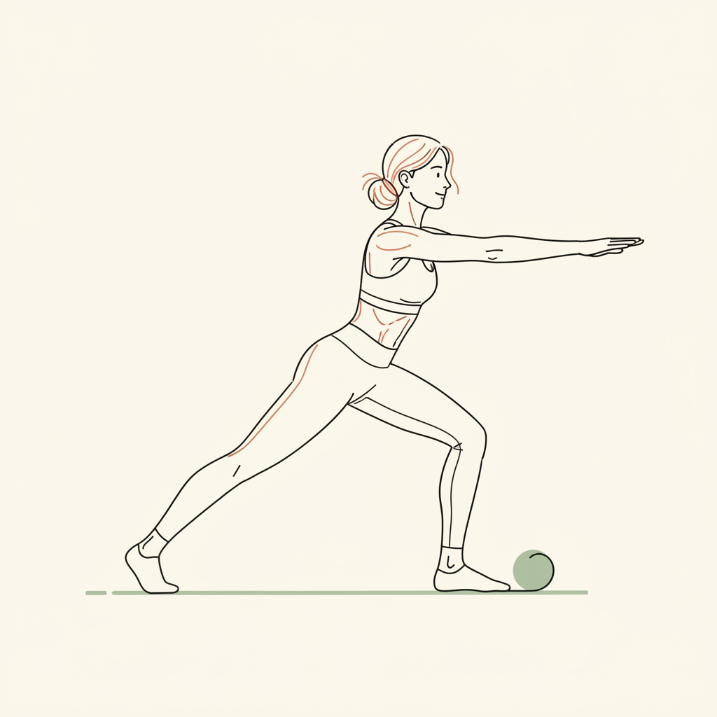 Illustration of Single-Leg Romanian Deadlift (Bodyweight)