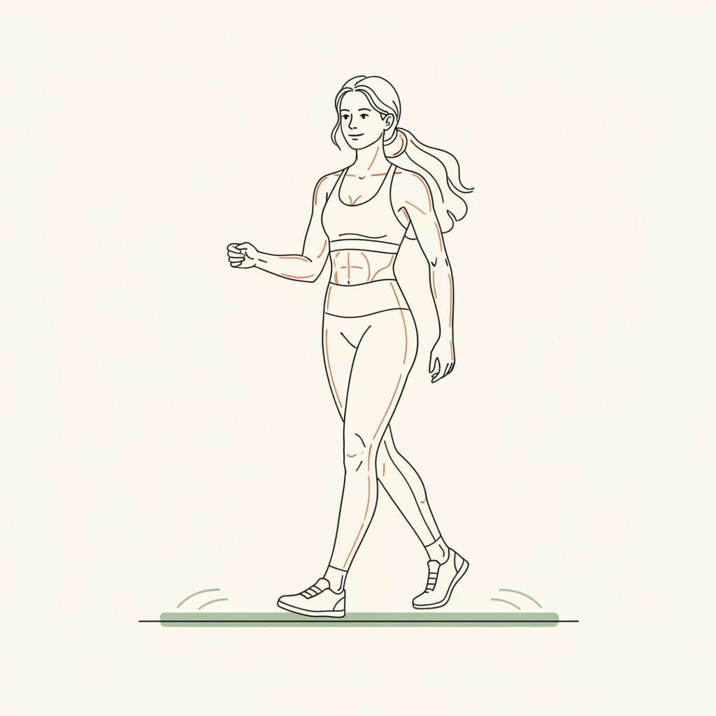 Illustration of Slow Paced Walk