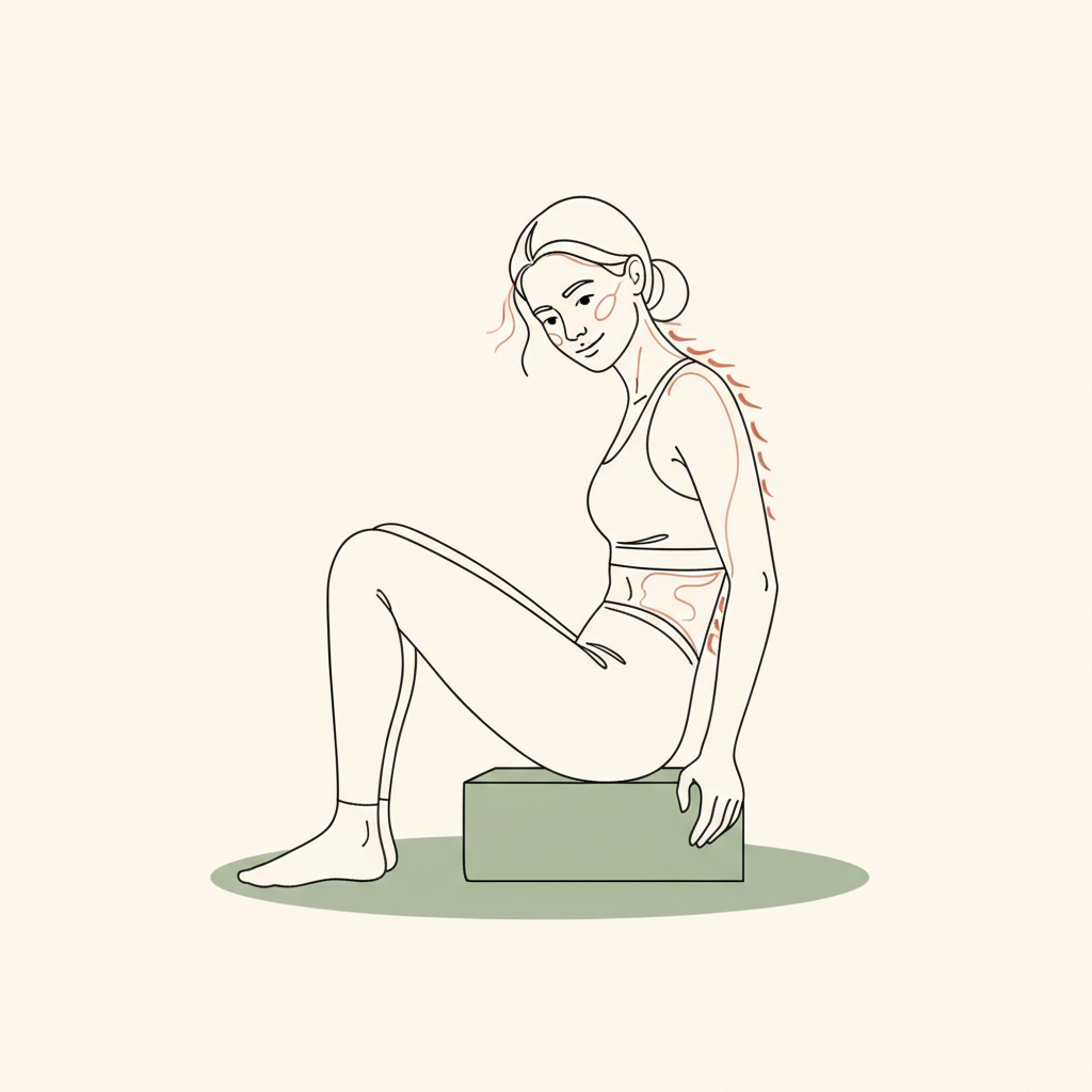 Illustration of Spinal Waves (standing or seated)