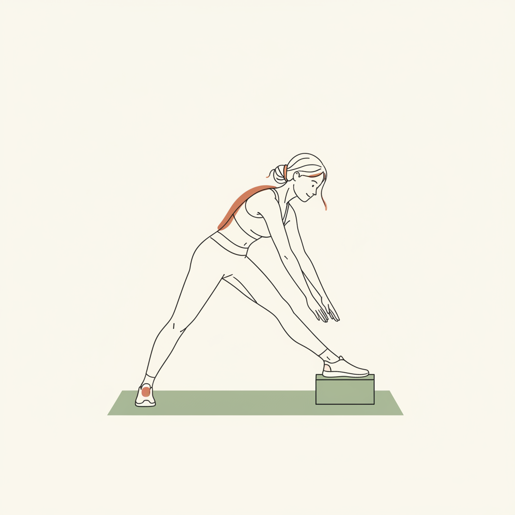 Illustration of Standing Hamstring Stretch