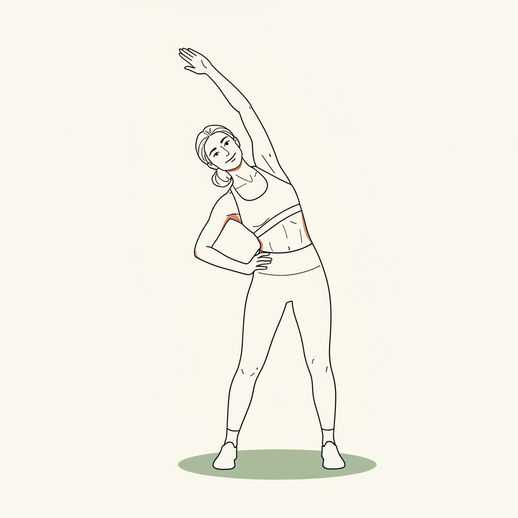 Illustration of Standing Side Bends