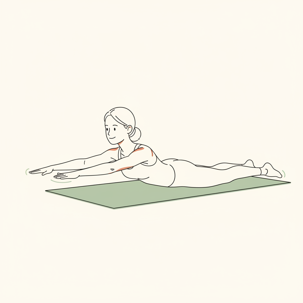 Illustration of Superman (gentle lift)