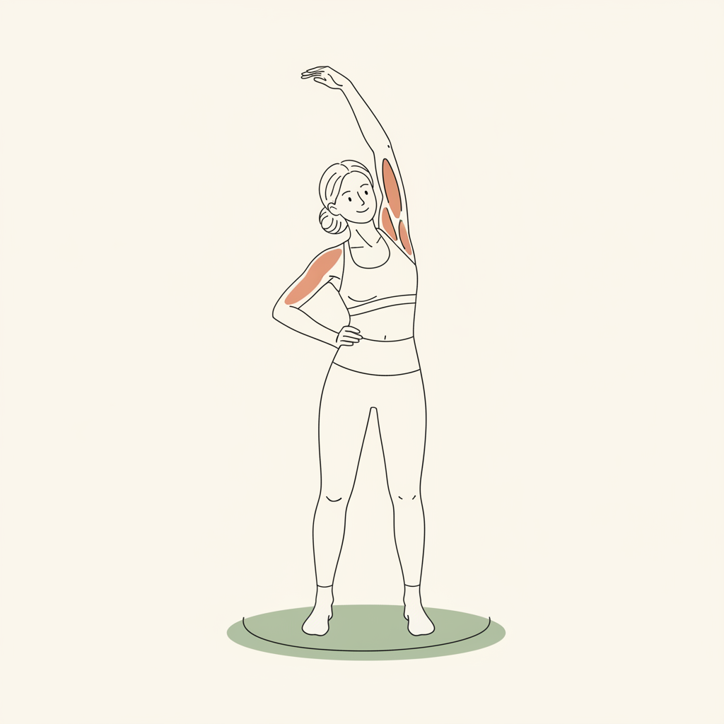 Illustration of Triceps Stretch