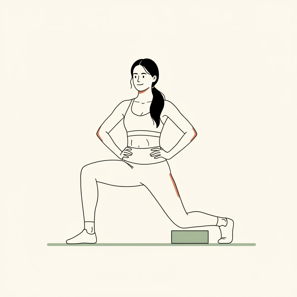 Illustration of Walking Lunge
