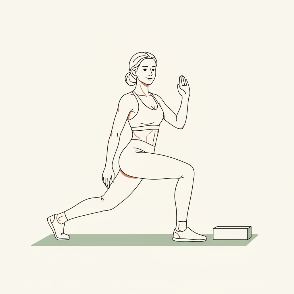 Illustration of Walking Lunges