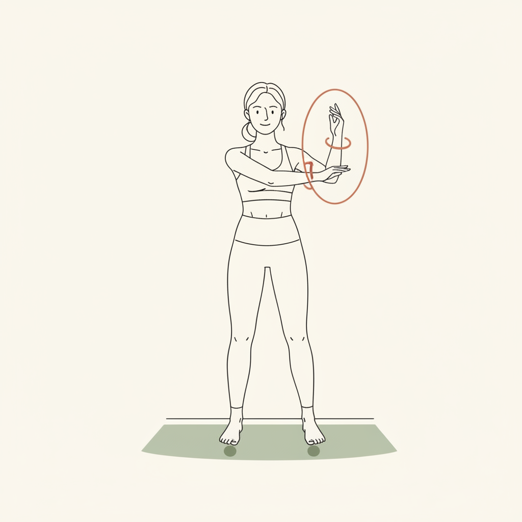 Illustration of Wrist Circles